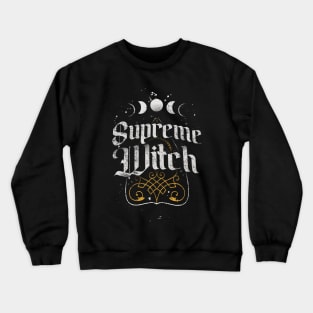 Grandma Supreme Witch Crewneck Sweatshirt